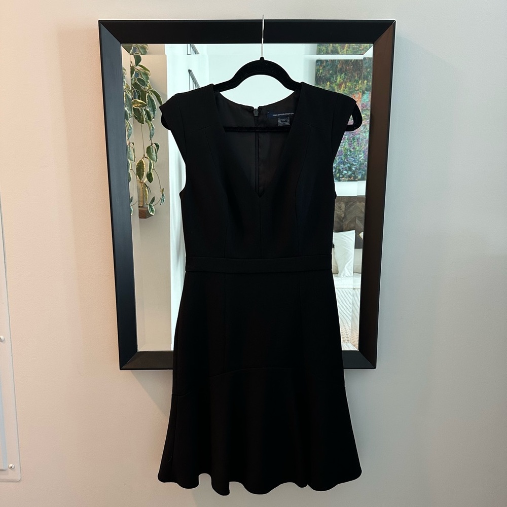 French Connection | Black Mini Dress (Size 4)